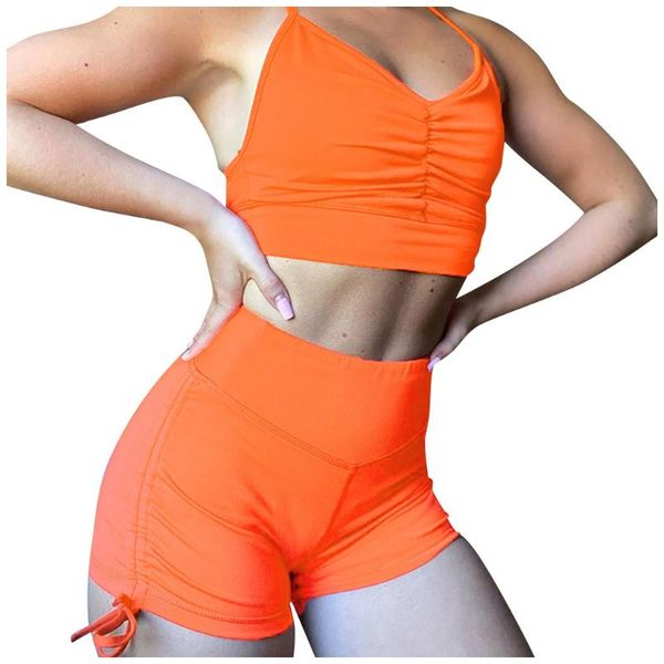 

sagace outfit women solid crop shorts sportswear female oudoor fitness two piece set jogger tracksuit home outfits, White;red