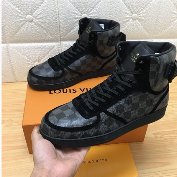 

030 high-quality men's designer casual sports shoes trendy brand outdoor casual shoes, fast delivery in the original box, Black