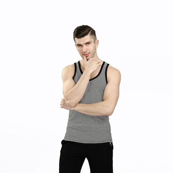 

2020 летний модальный полосатые спортивный досуг база stretch 2020 летние модальных полосатые спортивный досуг base мужские жилет стрейч муж, White;black