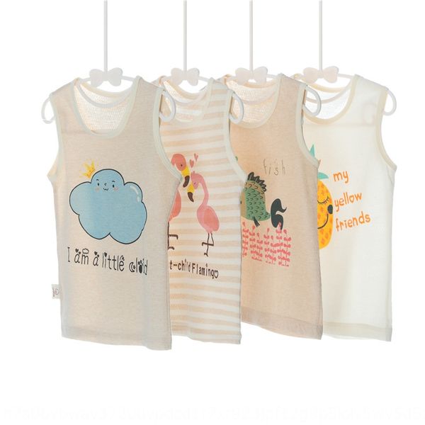 

красочный хлопок детской одежды тонкой сетки детской одежды жилета плотно облегать жилет 0-7 ребенка чистого хлопка одежды, Blue