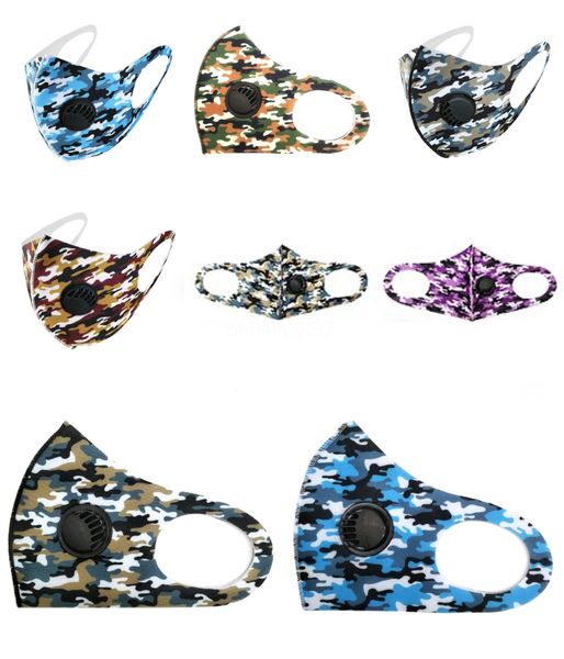 

shipping reusable sponge mouth face mask er designer printed face mask with valve #615#222, Black