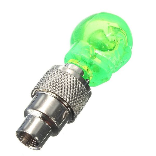 

led light cap spoke light for bicycle auto bike rim tire green
