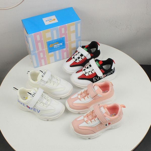 

food long children sneakers 2020 sports running autumn new mesh men women children's casual shoes student running shoes, Black