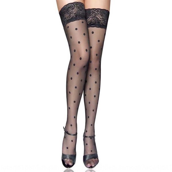 

ohyeah lace black lace black dot silk stockings girls silk stockings, Black;white