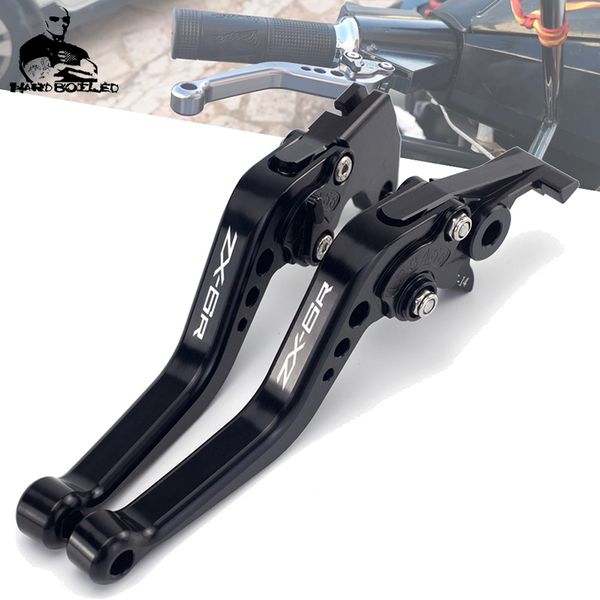 

zx 6r /636r /6rr motorcycle clutch brake lever aluminum extendable adjustable levers for zx6r / zx636r /zx6rr 2000-2004