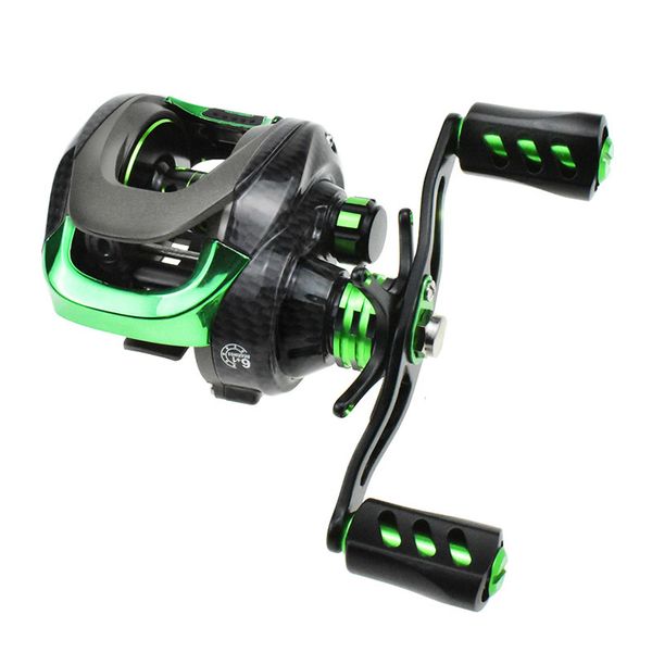 

профессиональной приманка низкопрофильного reel double brake speed ​​ratio 7.1: 1 мультипликаторы reel анти забортной рыболовная катушка