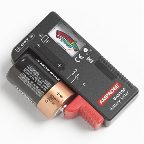 

new indicator universal battery cell tester aa aaa c/d 9v volt button checker