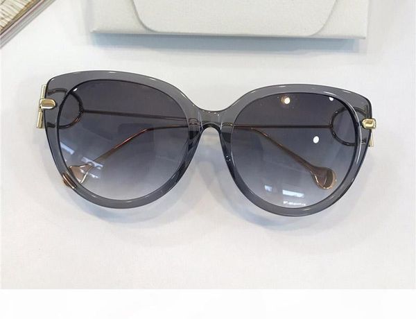 

2020 new fashion sunglasses 919 cat's eye frame glasses design simple and compact, metal glasses uv400 protective cover high quality, White;black