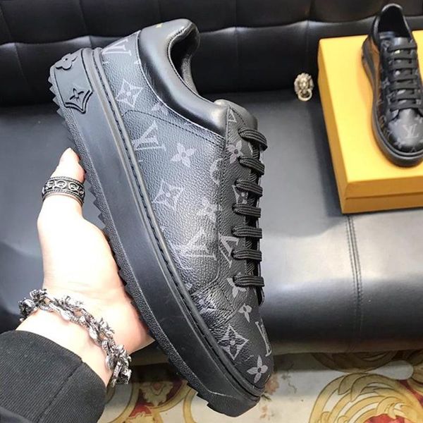 

men 's casual fashion shoes lace -up vintage lightweight with origin box comfortable footwears breathable low plus siz