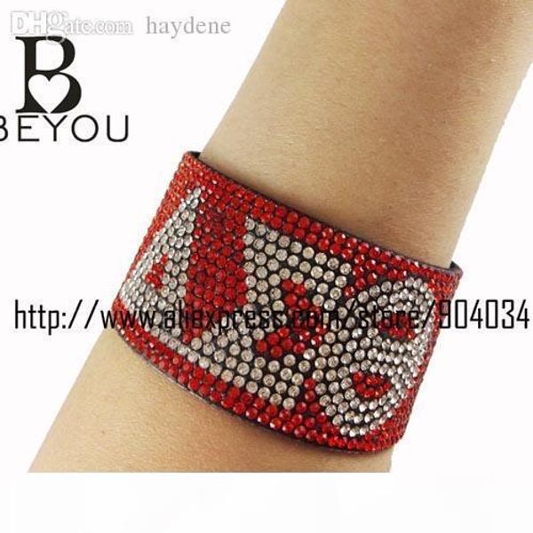 

wholesale-delta sigma theta sorority jewelry for women crystal bracelet wristband women jewelry magnetic buckle woman bracelet bracelet, White