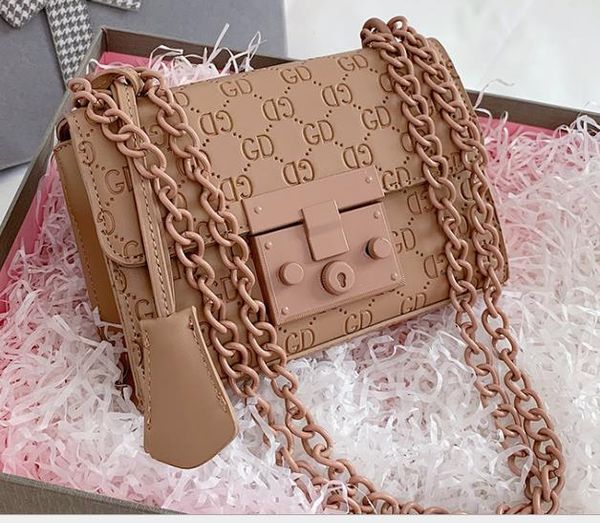 

designer handbag 2020 female bag fashion wild chain small square bag embossed messenger shoulder bags for tide women