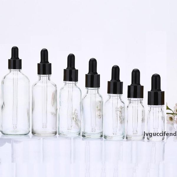 

transparent glass liquid reagent pipette bottles eye dropper aromatherapy 5ml-100ml essential oils perfumes bottles wholesale dhl