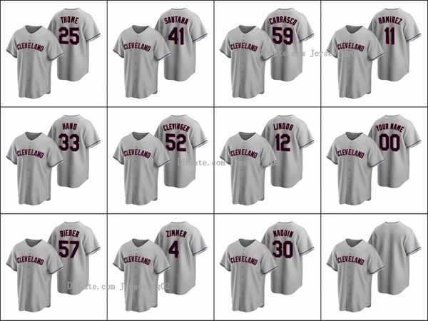 

кливленд индейцы # 12 francisco lindor 11 jose ramirez 30 тайлер naquin мужчины женщины молодежь пользовательские серый 2020 копия дорога дж, Black
