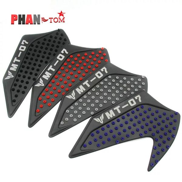 

motorcycle accessories mt 07 parts oil fuel gas tank pad protect knee grip decal stickers for 2014-2017 yamaha mt-07 mt07