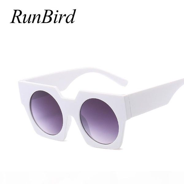 

runbird brand star стиль люкс женские солнцезащитные очки женщины крупногабаритные солнцезащитные очки урожай открытый sunglass 1491r, White;black