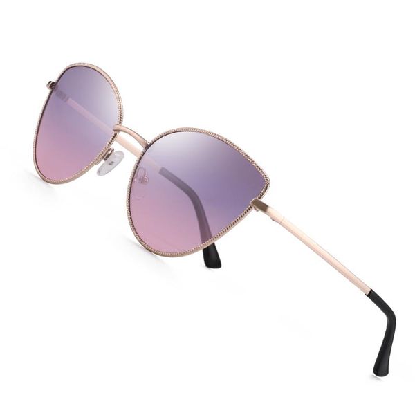 

sunglasses fenchi cat eye polarized women 2021 vintage brand glasses driving pink ladies feminino, White;black