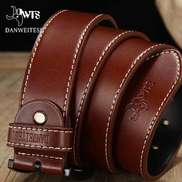 

men belt designer cow genuine leather luxury strap male belts man pin buckle cowhide belt 95-125cm ing, Black;brown