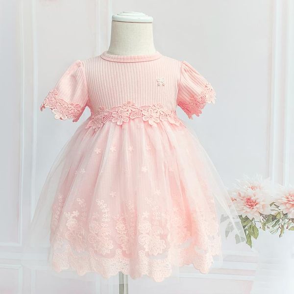 

baby princess dress cotton & organza pink baby dress, Red;yellow