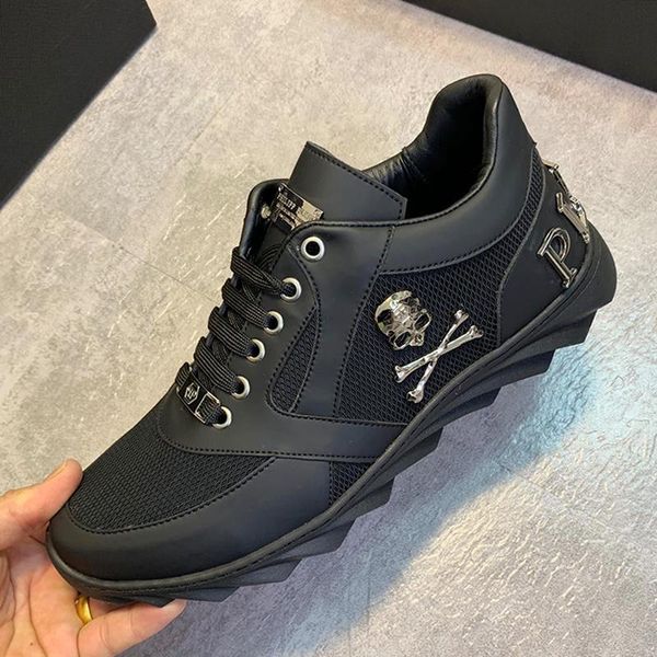 

new arrival fashion mens shoes sneakers vintage lightweight breathable manner schuhe low luxury lace -up fashion flats platforms shoes