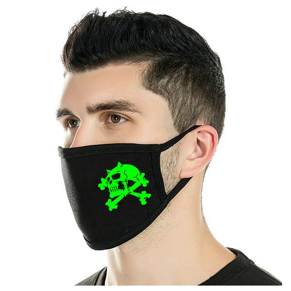 

glow masks 18 style cool teeth design mask black noctilucent cotton 18 style performance factory store hj2009 mchdd