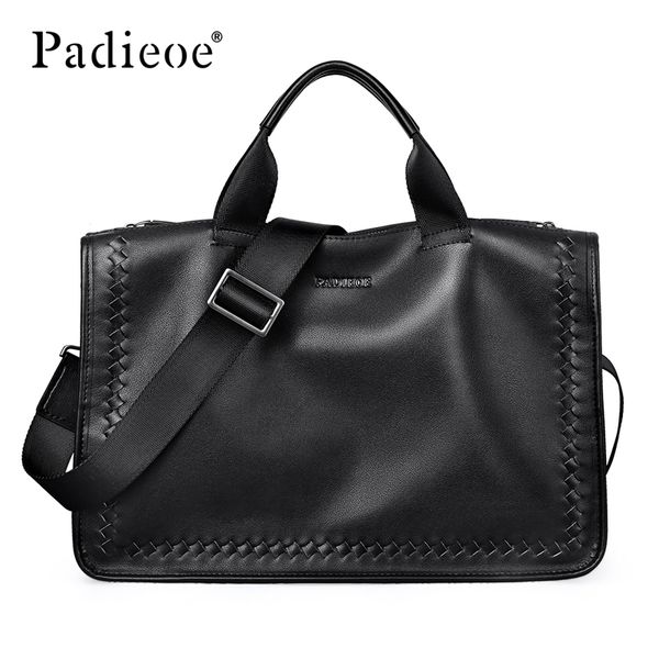 

briefcases padieoe men bag briefcase leather computer messenger handbag purses jobs genuine