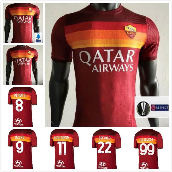 

player versiondzeko perotti pastore zaniolo soccer jersey rome 2020 totti jersey 20 21 football shirt de rossi 2020 as maillot de foot roma, Black;yellow