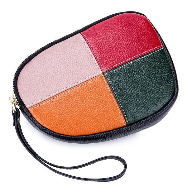 

hit color clutch lady fashion soft leather personality clutch small casual high end small coin purse gift11