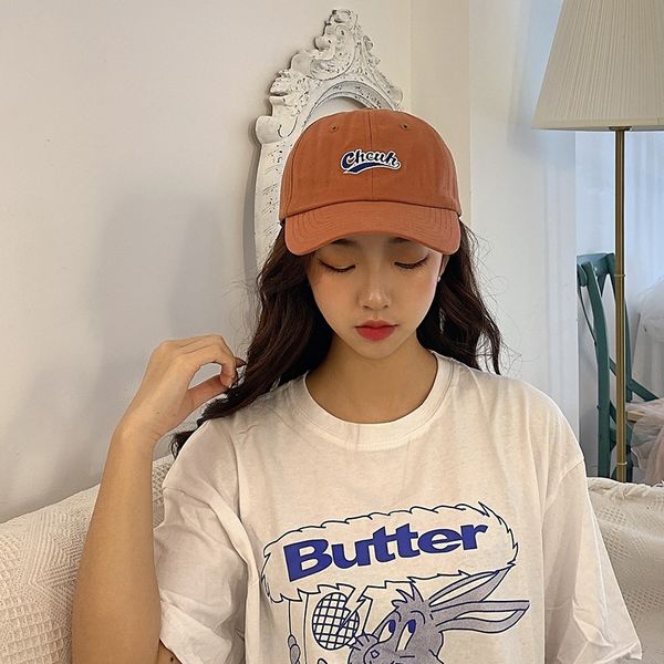 

hat women' sunscreen baseball curved brim sun hat korean fashion letter embroidery baseball cap couple sun-proof cap fashion, Blue;gray