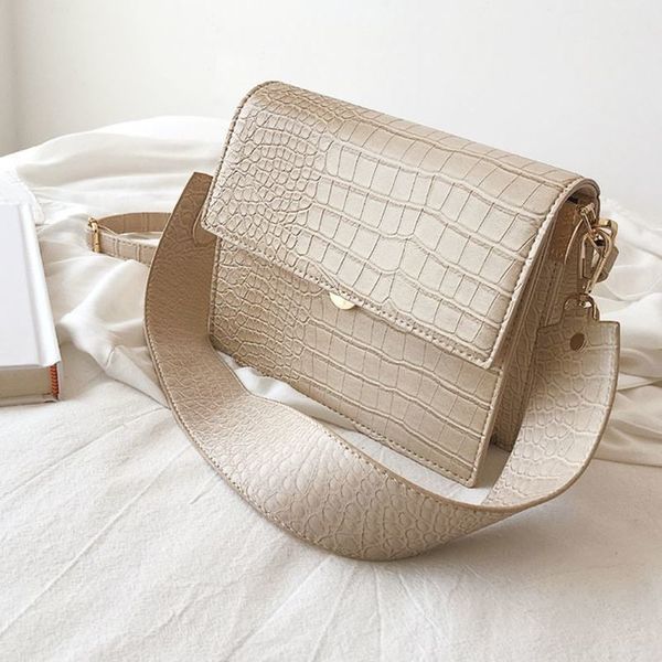 

fashion crocodile womens designer handbags pu leather women shoulder crossbody bags ladies alligator flap bag new