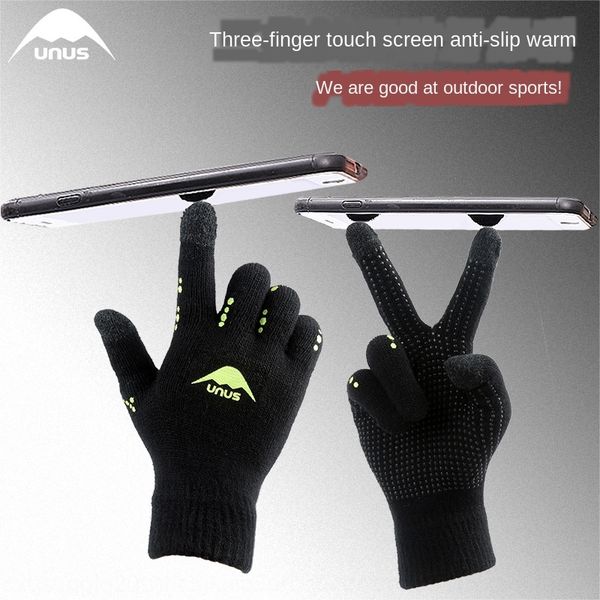 

sports warm warm and gloves children running fitness football anti-skid youth training golf touchable gloves, Blue;gray
