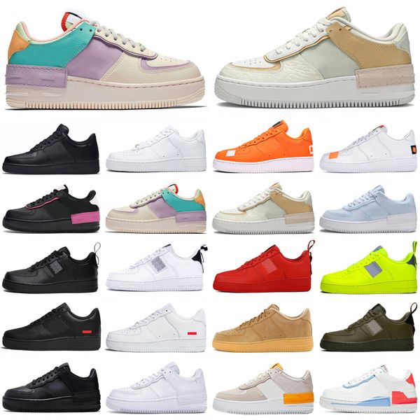 

2020 shadow 1 low dunk men women running shoes utility triple white pale ivory casual platform outdoor mens trainers sports sneakers runners