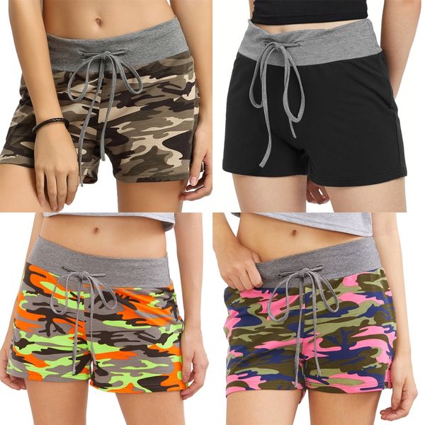 

fitness satin shorts women high waist push up sportswear sport short hrarjuku gym shorts woman spodenki damskie#9651, White;black