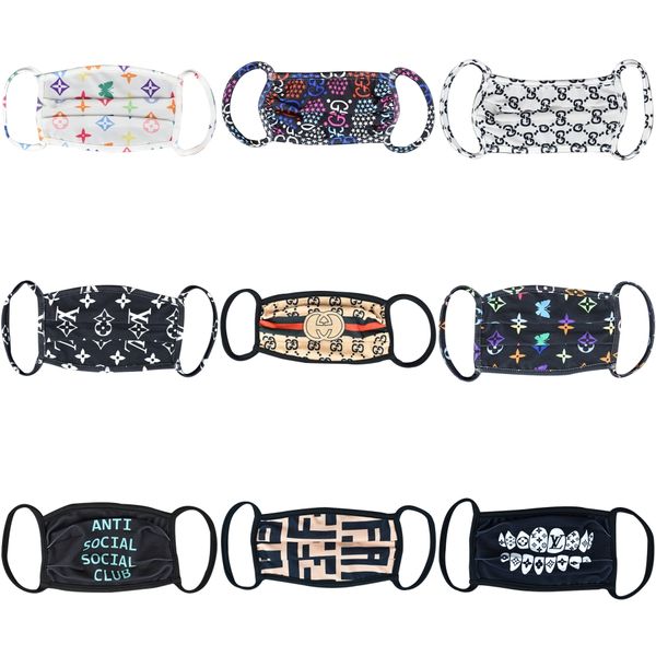 

anti-dust cotton face mask man woman cycling wearing black white fashion mask#426