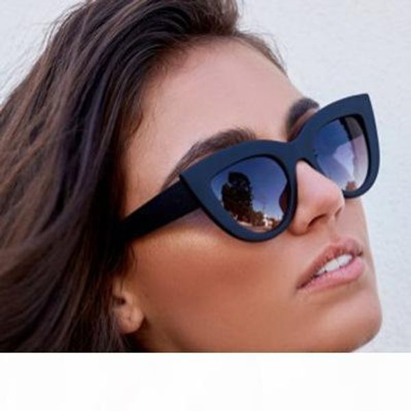 

j cateye вс очки matt black женщины мужчины cat eye пластиковые очки для девушек clout goggles uv400gdr35, White;black
