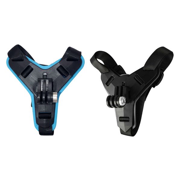 

2x plastic helmet chin mount holder for gopro hero 8/7/6/5 sports camera