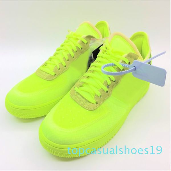 

2019 casual men running shoes volt black 1s white low men sneakers men trainers sports skate one sports designer sneakers t19t19