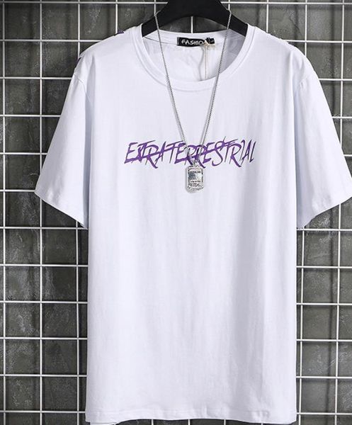 

european and american street hip-hop ins short sleeved t-shirt male loose korean version trend harajuku bf wind lovers oversize half sleeve, White;black