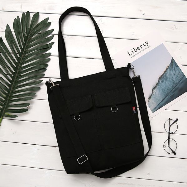 

soft canvas bag large capacity women shopping bag casual hasp ladies one shoulder tote bags cx200715