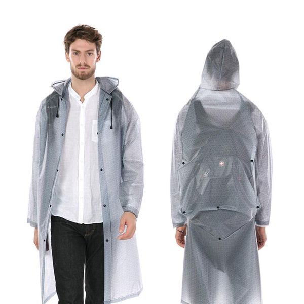 

long ladies men waterproof raincoats plastic rain coat thick poncho backpack jacket impremiable rainwear hiking schoolbag 6yy178, Red;brown