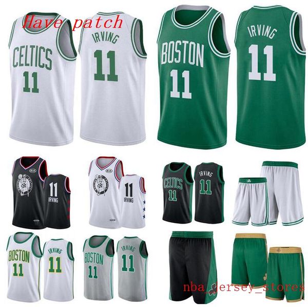 

мужчины баскетбол бостон celtics 11 kyrie ирвинг белый и зеленый swingman рукавов джерси и тяжелое дыхание 01, Black;red