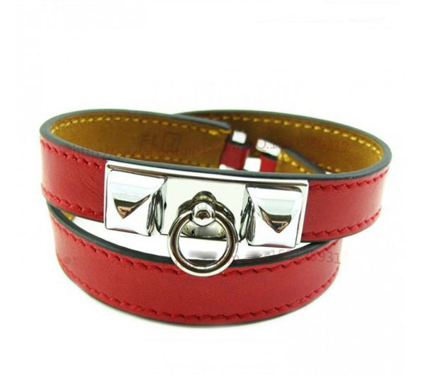 

аксессуары оптом две заклепки панк ветра кожаный браслет, двойной кожаный спина, звезды браслет, женский браслет, Black