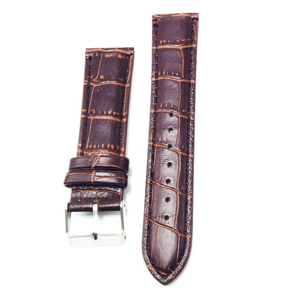 

18-24mm bamboo pattern ремень высокого качества unisex ремешок замена pu кожаный ремешок часы наручные пояс для мужчин женщины # 889, Black;brown
