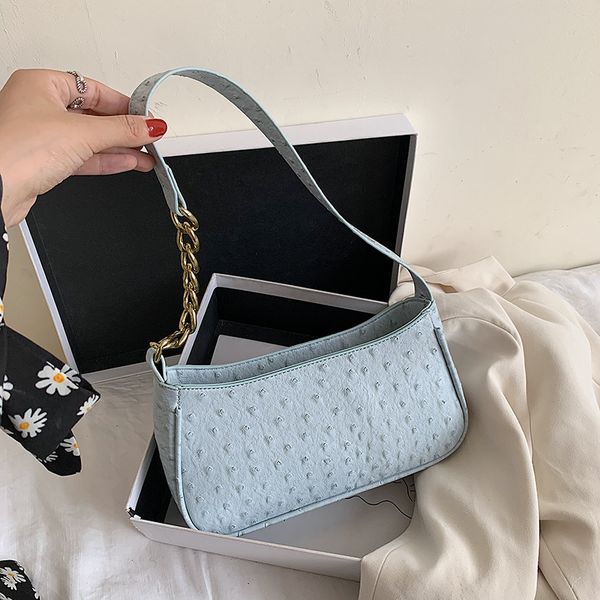 

ostrich pattern women's handbag 2020 summer new brand fashion brand shoulder bag