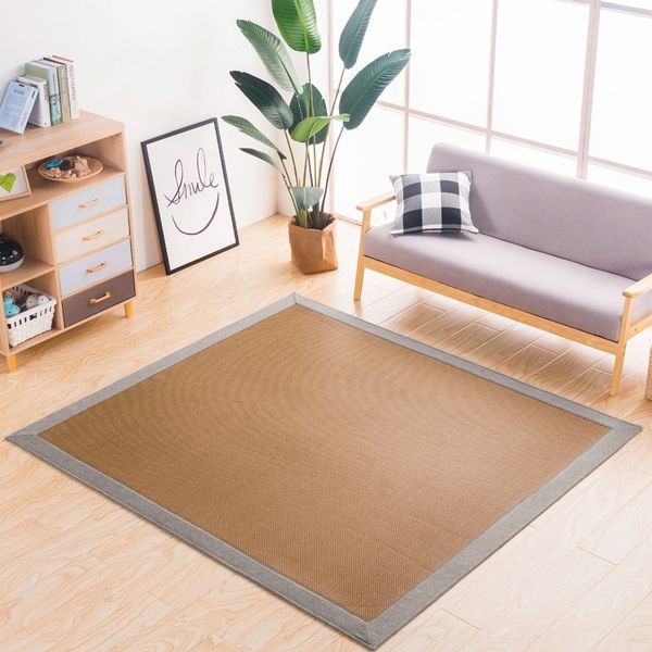 

japanese tatami baby carpet crawling ice silk mat rattan living room bedroom rattan mat carpet