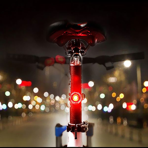 

led waterproof bicycle cycling warning cycling warning light aluminum waterproof light portable bike le