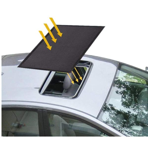 

sunroof sunshade net car moonroof mesh design magnetic quick installation uv sun protection cover