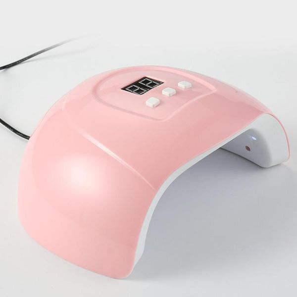 

54w uv gel lamp quick dry sensor nail dryer nail polish cure timing machine art tools