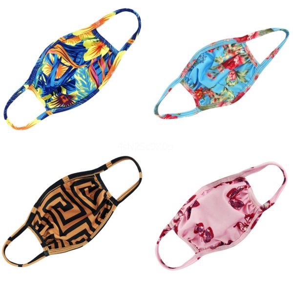 

free sip fa mask 4-слоя non-woven одноразовые маски ткань пылезащитные ветрозащитный противотуманно dust-proof открытый маски # 509, Black