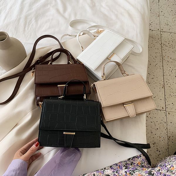 

stone pattern totes mini pu leather crossbody bags for women 2020 simple travel summer fashion shoulder handbags and purses