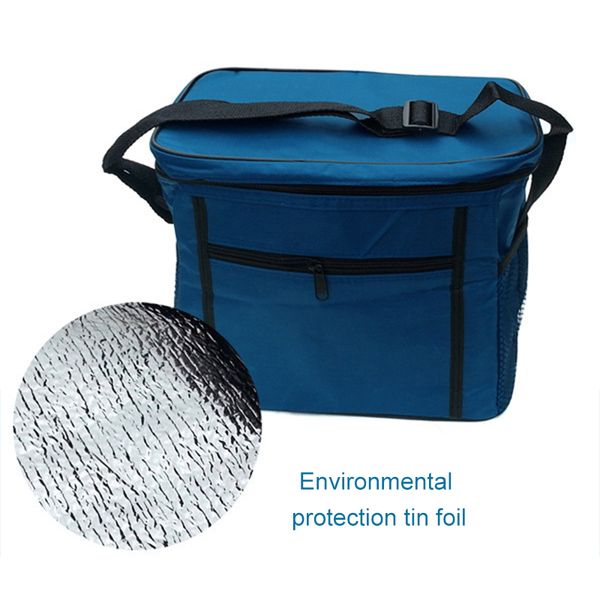

picnic cool bag waterproof foldable insulated lunch bag cooler ice bags for camping gym travel picnic 27*17*24cm